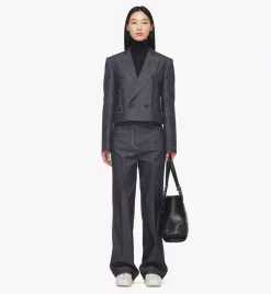 Travia Shoulder Bag In Cloud Quilted Lamb Leather