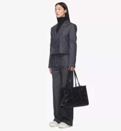 Travia Shoulder Bag In Cloud Quilted Lamb Leather