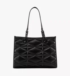 Travia Shoulder Bag In Cloud Quilted Lamb Leather