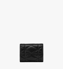 Travia Trifold Wallet In Cloud Quilted Leather
