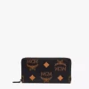 Zip Around Wallet In Maxi Visetos