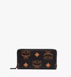 Zip Around Wallet In Maxi Visetos