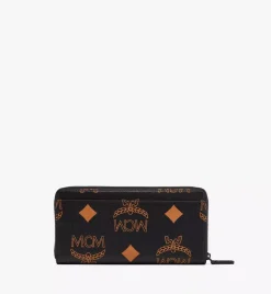 Zip Around Wallet In Maxi Visetos