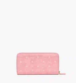 Zip Around Wallet In Visetos